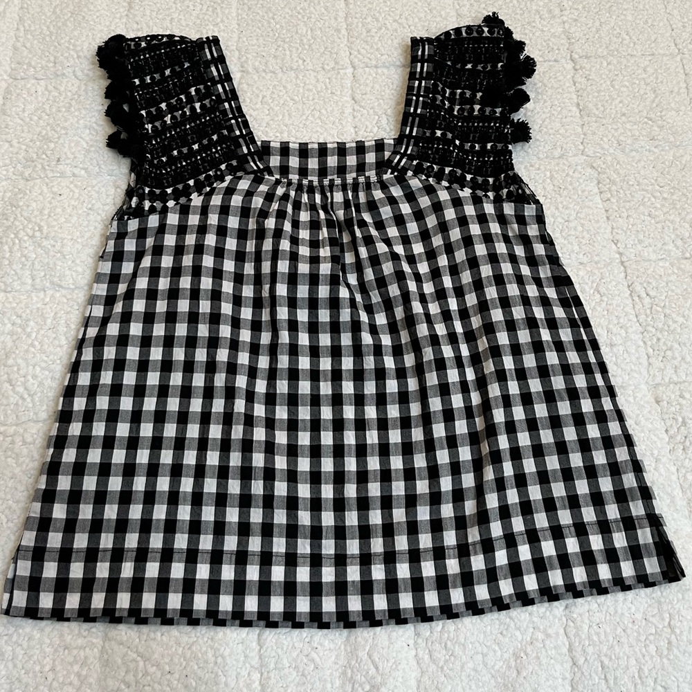 J.Crew gingham check sleeveless top - Picture 7 of 12